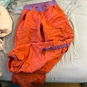 Orange Zumba pants